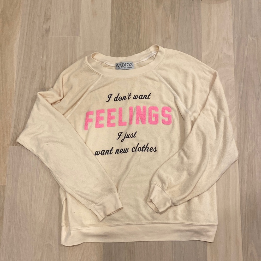 Perfect condition wildfox sweatshirt Medium